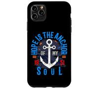 Carcasa para iPhone 11 Pro MAX Hope Is The Anchor of My Soul 50s Inspiración Motivación