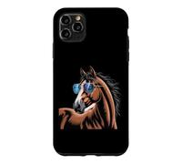 Carcasa para iPhone 11 Pro MAX Horse Stuff Gafas de Sol Caballos Salvajes Montar a Caballo Divertido