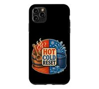 Carcasa para iPhone 11 Pro MAX Hot Cold Reset Sauna Baño Frío Rutina de Contraste