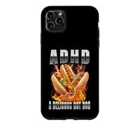 Carcasa para iPhone 11 Pro MAX Hotdog TDAH Un Delicioso Perrito Caliente Glizzy Meme Bootleg Hot Dog