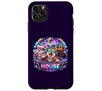 Carcasa para iPhone 11 Pro MAX House Music Shiba-Inu Capybara Melodic Party Design