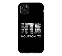 Carcasa para iPhone 11 Pro MAX HTX City of Houston Skyline Art Downtown Texas Souvenir Gift