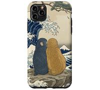 Carcasa para iPhone 11 Pro MAX Humor artístico New Love Wave de Punch & Momo-Chan