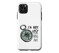 Carcasa para iPhone 11 Pro MAX Humor de Senderismo Gracioso No Estoy perdido Eres