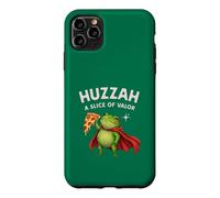 Carcasa para iPhone 11 Pro MAX Huzzah: Una porción de Valor Frog Knight Pizza Gamer Snacks