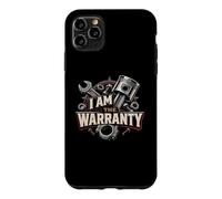 Carcasa para iPhone 11 Pro MAX I Am The Warranty Mecánico Funny Race Car Parts Repair Guy