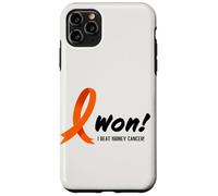 Carcasa para iPhone 11 Pro MAX I Beat Kidney Cancer. I Won! Orange Ribbon For Survivors