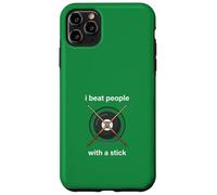 Carcasa para iPhone 11 Pro MAX I Beat People with a Stick Billiard Player Pool Men Women