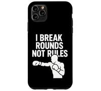Carcasa para iPhone 11 Pro MAX I Break Rounds Not Rules Boxing Mindset Cita