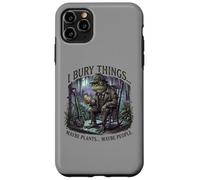 Carcasa para iPhone 11 Pro MAX I Bury Things Frog Gardener Dark Humor Shovel