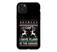 Carcasa para iPhone 11 Pro MAX I Can't I Have Plans in The Garage Ugly Christmas