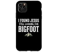 Carcasa para iPhone 11 Pro MAX I Found Jesus Still Looking for Bigfoot Funny Christian