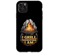 Carcasa para iPhone 11 Pro MAX I Grill Therefore I Am Funny BBQ Grill Filosofía