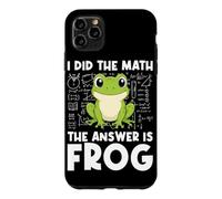 Carcasa para iPhone 11 Pro MAX I Hice The Math La Respuesta es Frog Math Teacher Math Club