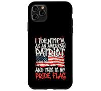 Carcasa para iPhone 11 Pro MAX I Identify As An American Patriot This Is My Pride Flag