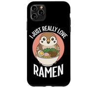 Carcasa para iPhone 11 Pro MAX I Just Really Love Ramen Sparrow Noodles Bowl Cup Sopa Japón