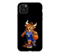 Carcasa para iPhone 11 Pro MAX I Love Basketball The Legend French Basketball Mascot Player