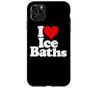 Carcasa para iPhone 11 Pro MAX I Love Heart Ice BAÑOS Cold TUBS