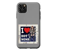 Carcasa para iPhone 11 Pro MAX I Love Hot Moms Anime Camiseta Hombre Mujer Divertido Mensaje