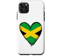 Carcasa para iPhone 11 Pro MAX I Love Jamaica Flag Heart se enorgullece de ser Papa Mama Boy jamaiquino
