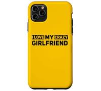 Carcasa para iPhone 11 Pro MAX I Love My Crazy Novia Pareja Significativo Otro Divertido