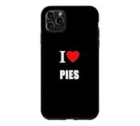 Carcasa para iPhone 11 Pro MAX I Love Pies Carne Patata Manzana Pizza Baker Chef Cocinero