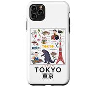Carcasa para iPhone 11 Pro MAX I Love Tokyo, Wonderful Tokyo Japan Childish Culture Doodles