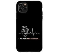 Carcasa para iPhone 11 Pro MAX I Never Miss A Beat Heart Medical ECG Cardiología cardíaca