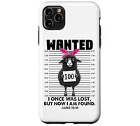 Carcasa para iPhone 11 Pro MAX I Once Was Lost But Now I Am Found Lucas 15:10 Fun Lost Sheep