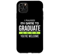 Carcasa para iPhone 11 Pro MAX I Paused My Game To Graduate Graduate Funny Gamer Grad