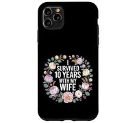 Carcasa para iPhone 11 Pro MAX I Survived 10 Years with My Wife -