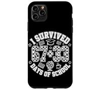 Carcasa para iPhone 11 Pro MAX I Survived 67+33 Days of School Funny 100th Day of School
