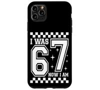 Carcasa para iPhone 11 Pro MAX I Was 6 Now I'm 7 Funny 67 Birthday Boys Girls Party