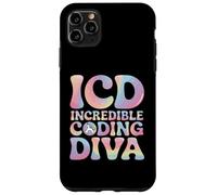 Carcasa para iPhone 11 Pro MAX ICD Incredible Coding Diva Codificación Clínica Mujer
