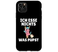 Carcasa para iPhone 11 Pro MAX Ich Esse Nada Que pupst Veganos y Vegetarianos.