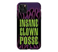 Carcasa para iPhone 11 Pro MAX ICP Purple Flames Old English Logo Horrorcore Rap Music