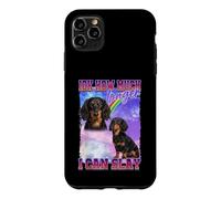 Carcasa para iPhone 11 Pro MAX IDK How Much Longer Slay Black Long Haired Dachshund Lover