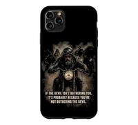 Carcasa para iPhone 11 Pro MAX If The Devil Isn'T Bothering You... Men Christian Motorcycle