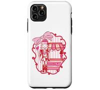 Carcasa para iPhone 11 Pro MAX Ilustración de Cabina de Soldado de corazón Dulce con Cinta y Caramelo
