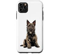 Carcasa para iPhone 11 Pro MAX Ilustración de Perro Gris Berger Picard