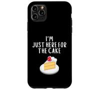 Carcasa para iPhone 11 Pro MAX I'm Just Here For The Cake Funny Wedding Party Costume Cakes