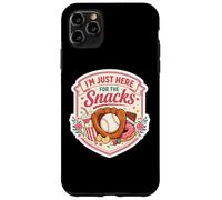 Carcasa para iPhone 11 Pro MAX I'm Just Here For The Snacks Baseball Match Day Fan Mujer