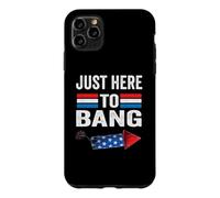 Carcasa para iPhone 11 Pro MAX I'm Just Here to Bang 4th July Funny Petardo