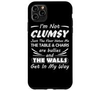 Carcasa para iPhone 11 Pro MAX I'm Not Clumsy Humor Diciendo Cita Divertida Sarcástica Juego de Palabras