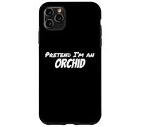 Carcasa para iPhone 11 Pro MAX Imagina Que Soy una orquídea Perezosa Fiesta de Disfraces de Halloween