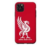 Carcasa para iPhone 11 Pro MAX Impresión en Tinta Blanca Liverpool England EST. 1207 Liverbird Zine