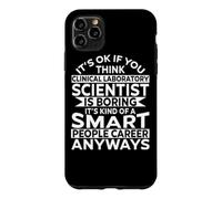 Carcasa para iPhone 11 Pro MAX Impresionante diseño Divertido de Ropa de científico de Laboratorio clínico