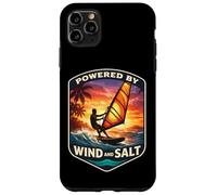 Carcasa para iPhone 11 Pro MAX Impulsado por Wind and Salt Windfurfer Windsurfing Lover Joke