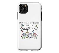 Carcasa para iPhone 11 Pro MAX In a Field of Roses She is a Wildflower Hummingbird Floral