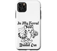 Carcasa para iPhone 11 Pro MAX In My Feral Bride Era Cat Funny Wedding